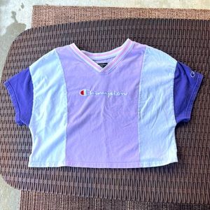 Vintage champion crop top T-shirt size large